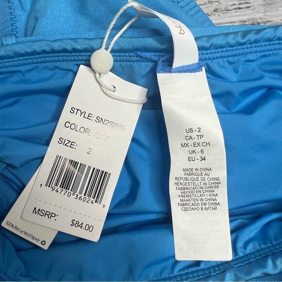 Sunshine 79 Size 2 Standard High Waist Pant Bikini Swimsuit Bottom High Cut - Picture 6 of 9